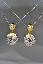 Tokyo Two Tone Designer Drop Earrings - Earrings The Best Of Vicenzaoro