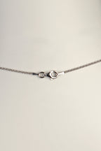 strong silver clasp on designer silver gemstone necklace - Jorge Revilla