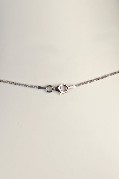 strong silver clasp on designer silver gemstone necklace - Jorge Revilla
