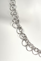 interlocking circle chain necklace Christine Sadler
