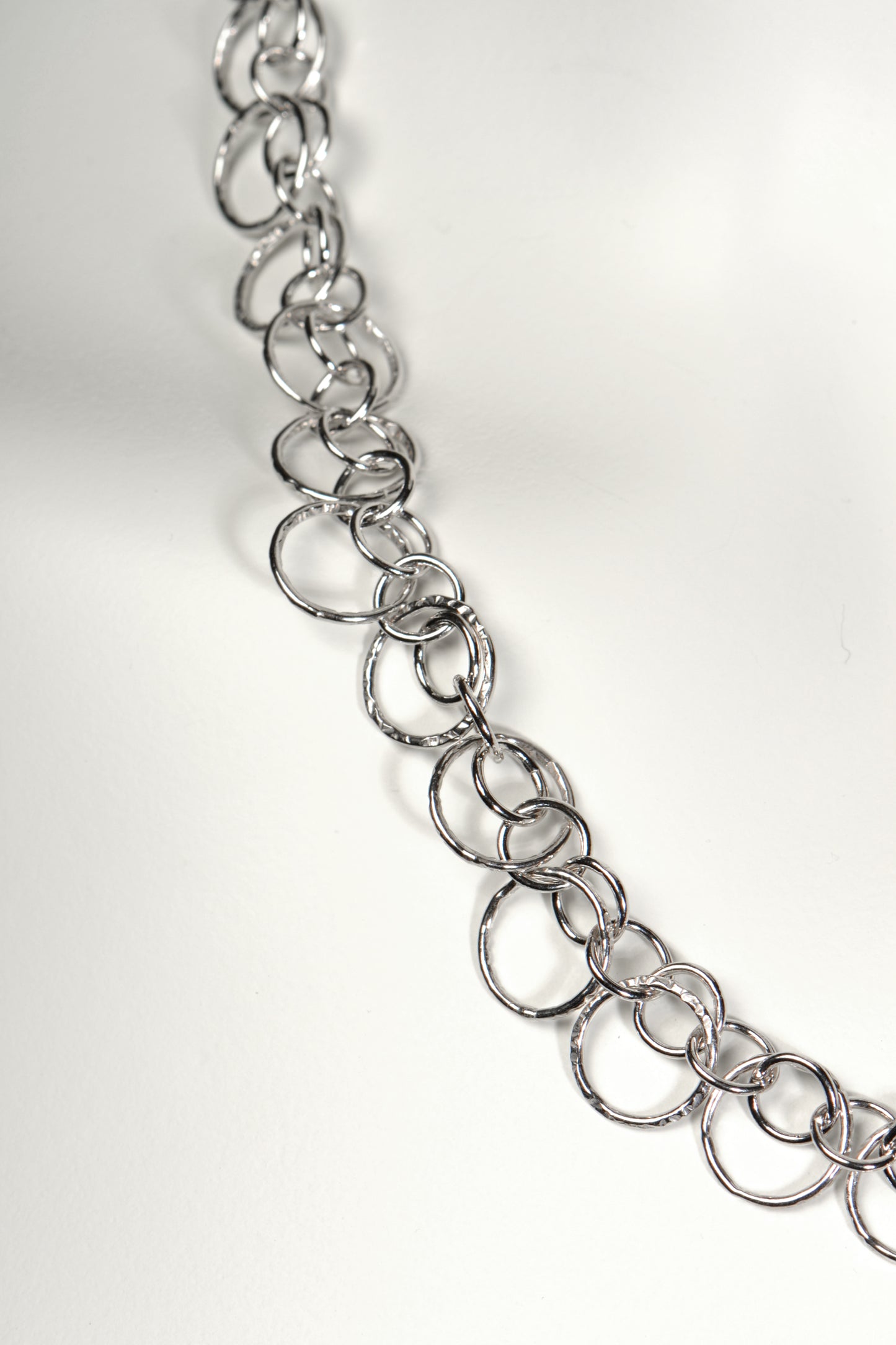 interlocking circle chain necklace Christine Sadler