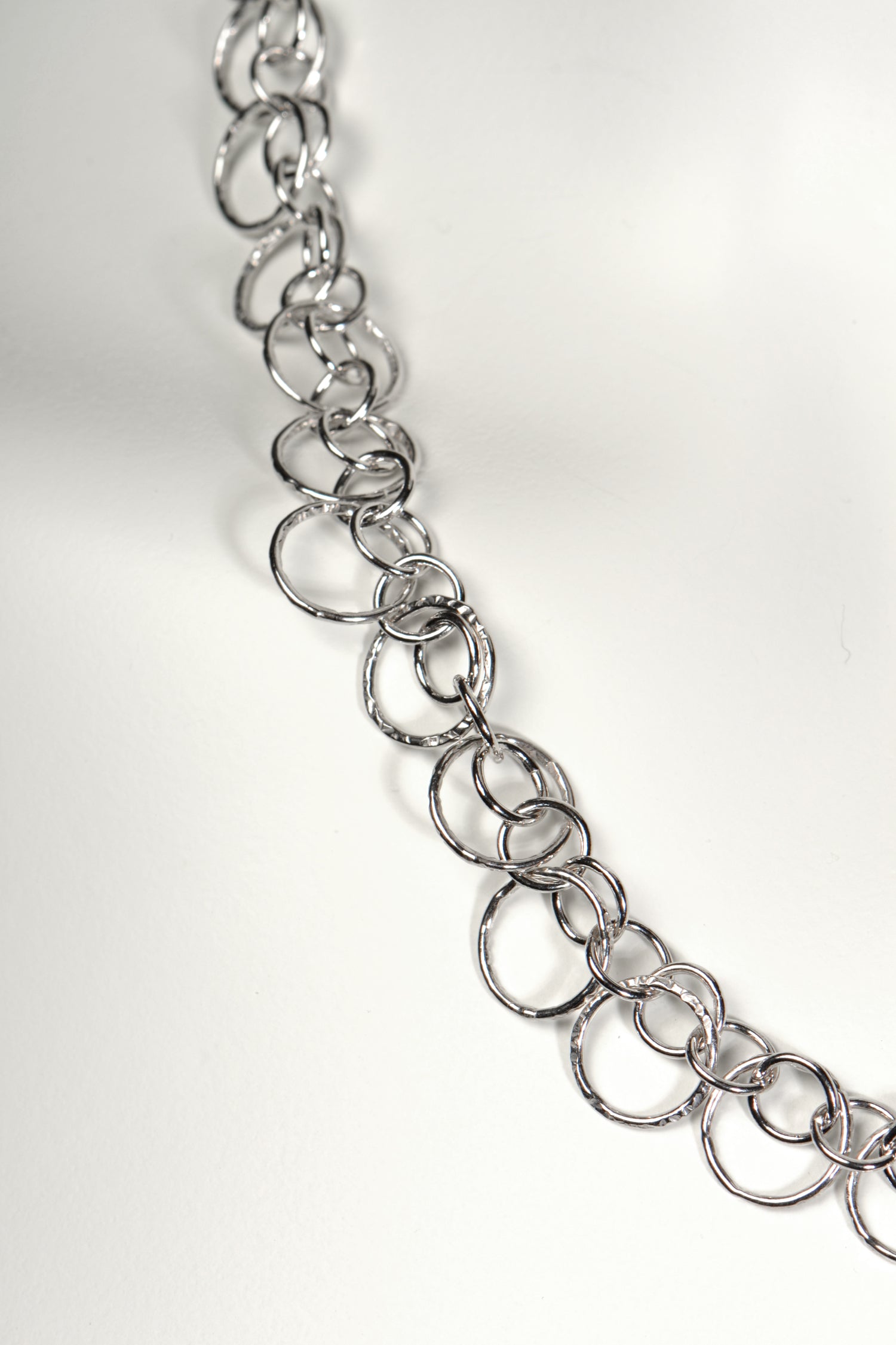 interlocking circle chain necklace Christine Sadler