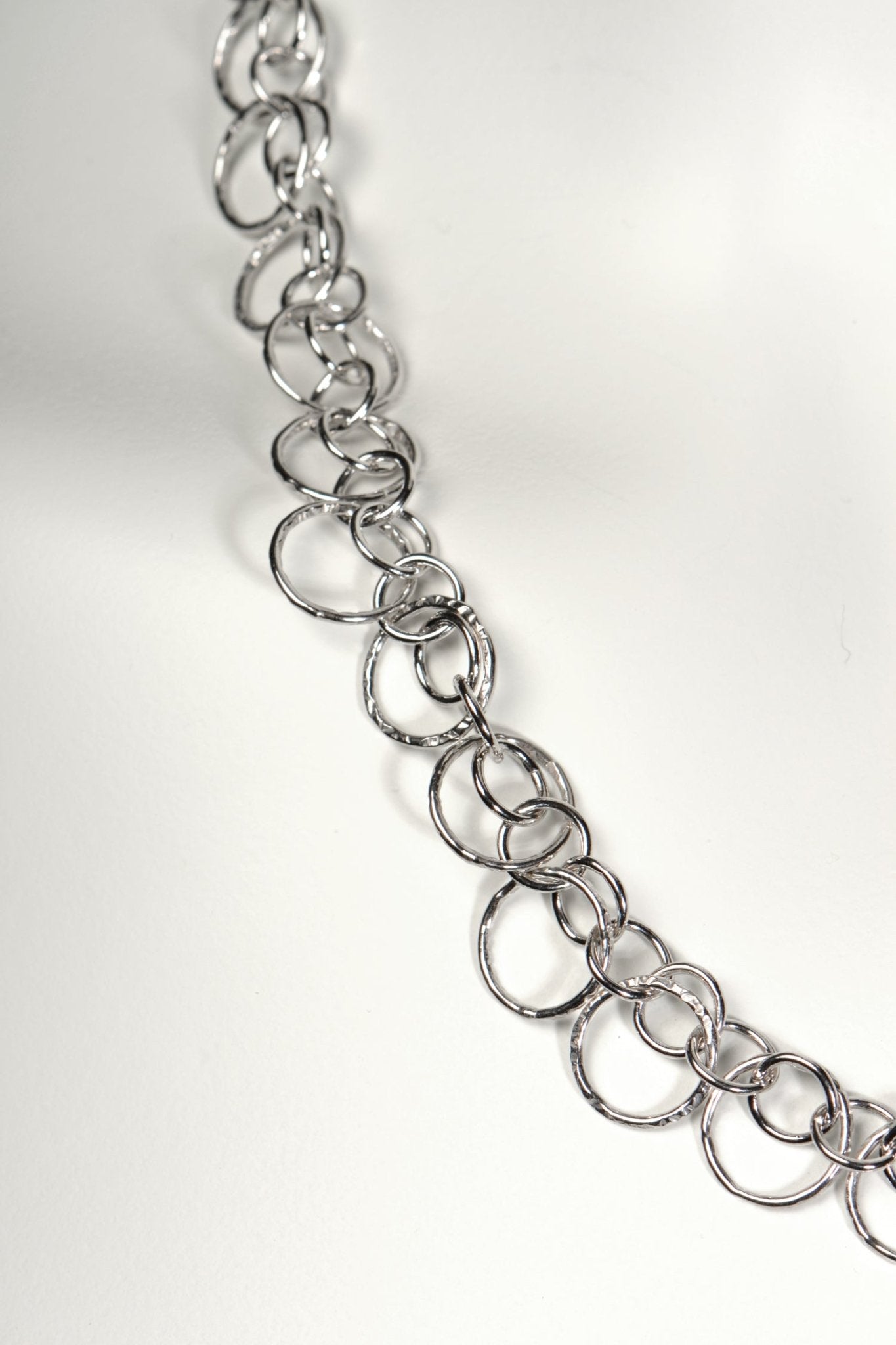 interlocking circle chain necklace Christine Sadler