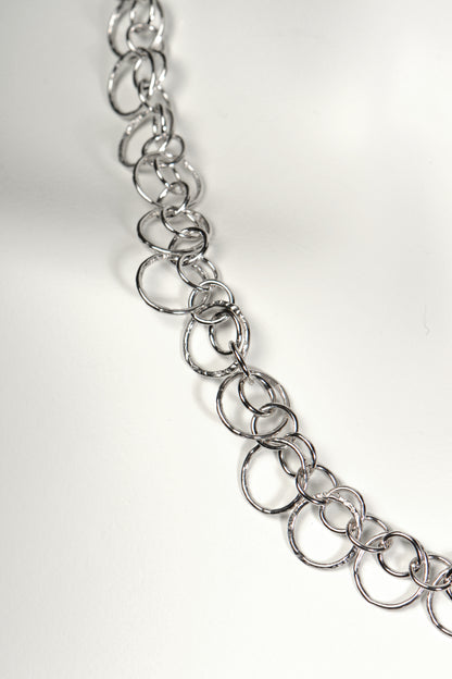 interlocking circle chain necklace Christine Sadler