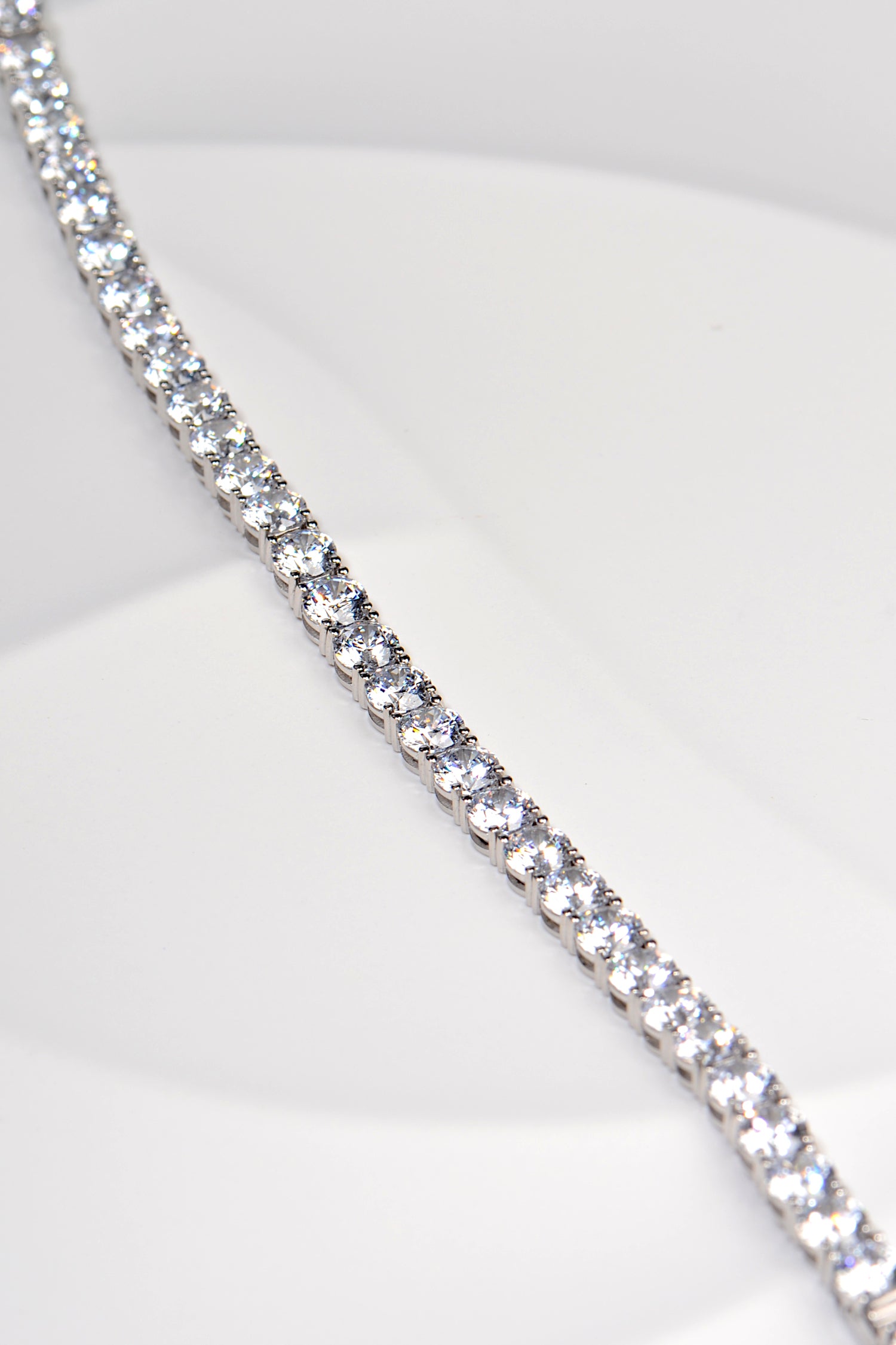 affordable silver tennis bracelet