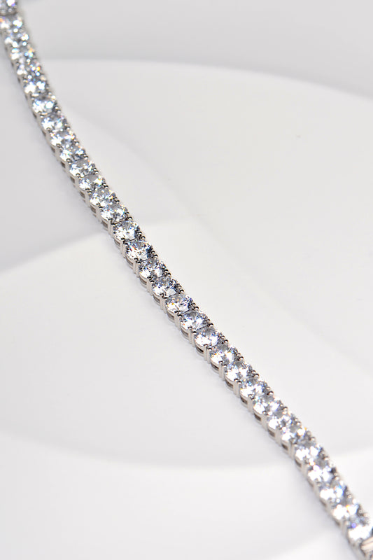 affordable silver tennis bracelet