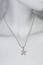 sterling silver cubic zirconia necklace