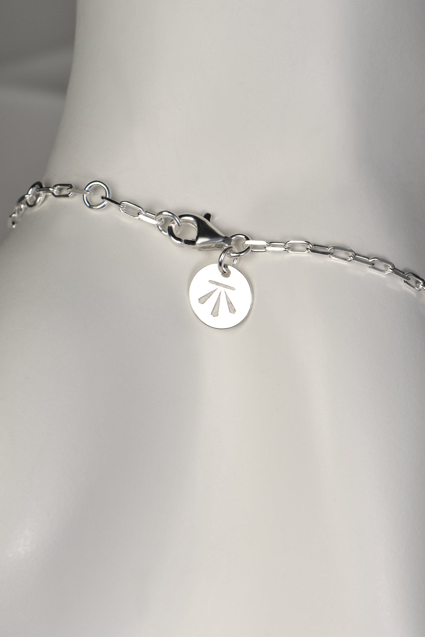 modern real silver designer bracelet that can be adjusted in length