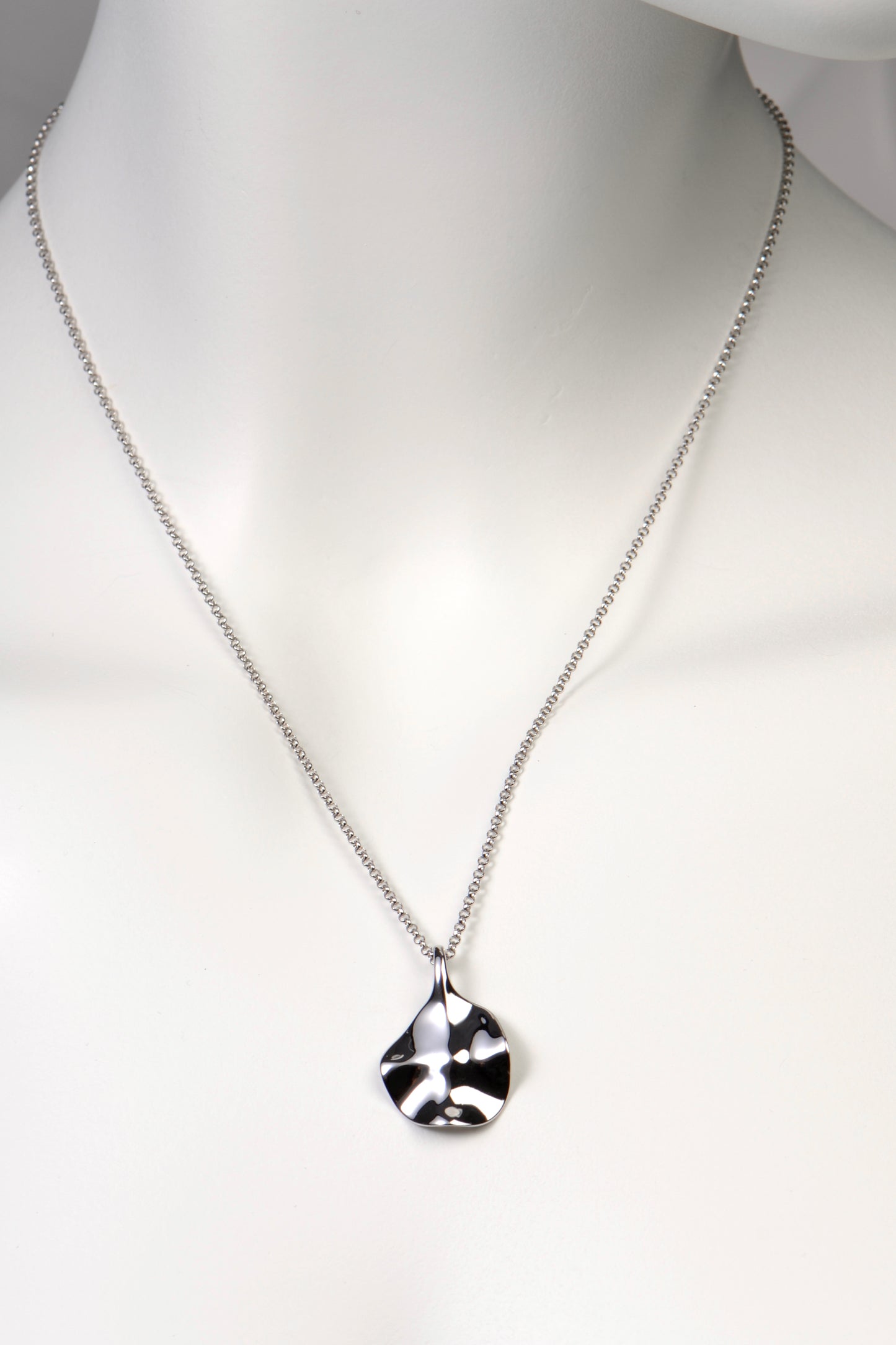 Designer Silver Aqua Necklace