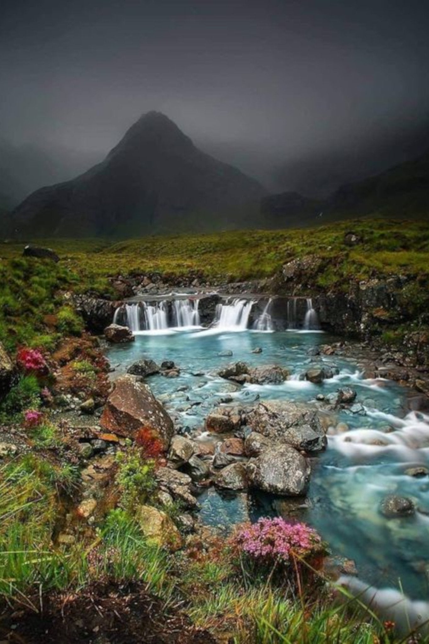 The Fairy Pools in Scotland which inspired Christine Sadler's unique collection of Scottish high end jewellery