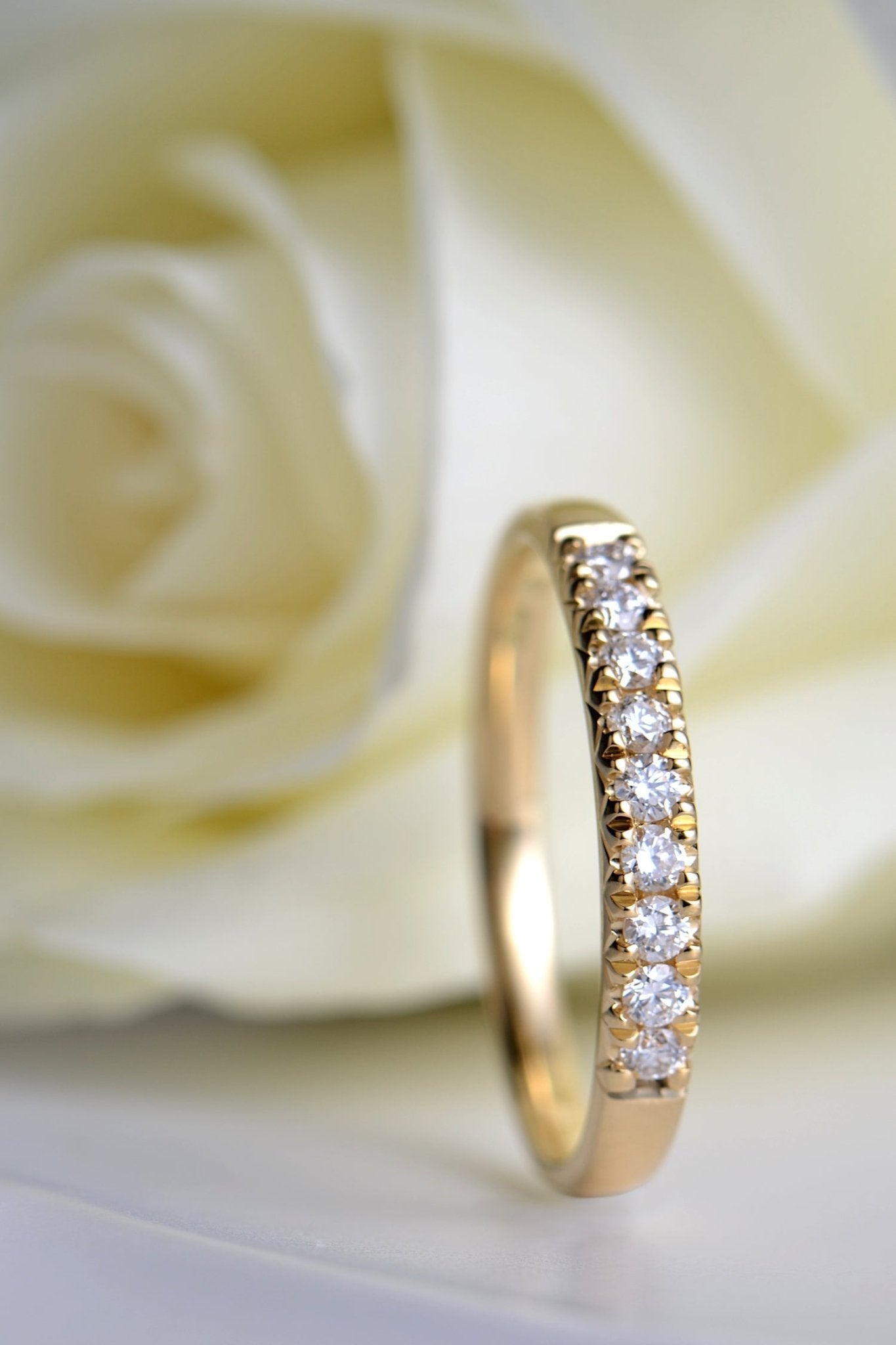 Modern Gold Diamond Band - Rings Best Of British