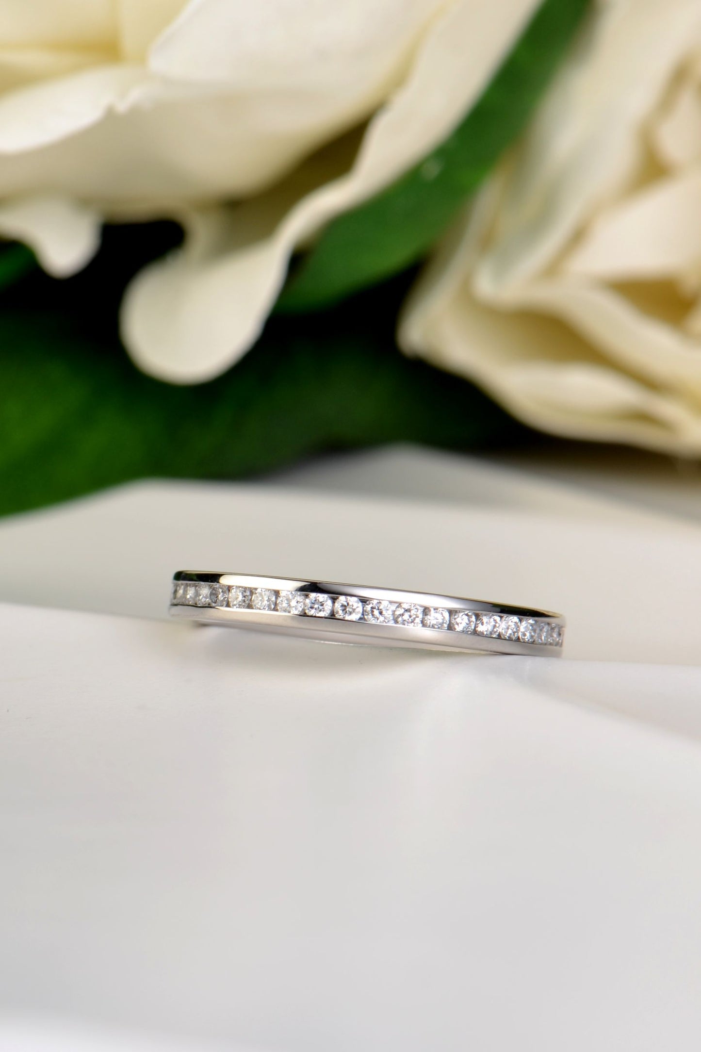 Channel Set Diamond Ring — Lab or Natural Diamonds