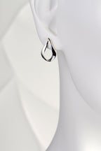 Sterling Silver Love Ribbon Earrings - earrings The Best Of Vicenzaoro
