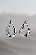 Sterling Silver Love Ribbon Earrings - earrings The Best Of Vicenzaoro
