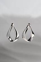 Sterling Silver Love Ribbon Earrings - earrings The Best Of Vicenzaoro