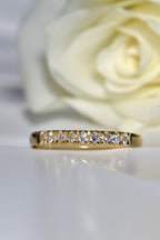 Modern Gold Diamond Band - Rings Best Of British