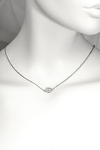 delicate silver necklace talisman design for transformation to make the world a better place