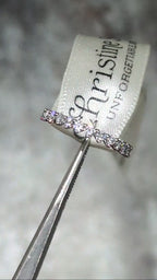 modern diamond guard wedding ring - Christine Sadler