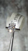 3ct oval lab grown diamond engagement ring in platinum shown on its own - christine sadler