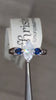 bespoke platinum sapphire and diamond engagement ring - Christine Sadler