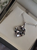 Designer Silver Aqua Necklace