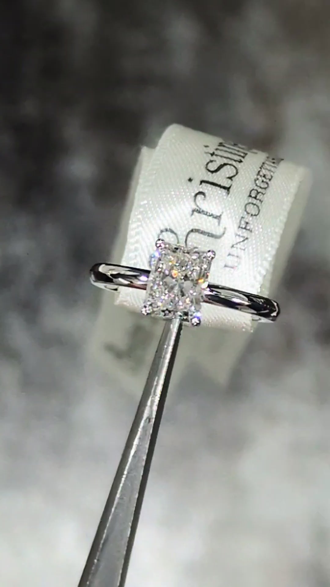 Diamond engagement ring remodelled to make it stronger - Christine Sadler