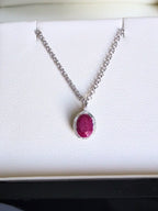 Jorge Revilla Zen July Birthstone Necklace – Ruby