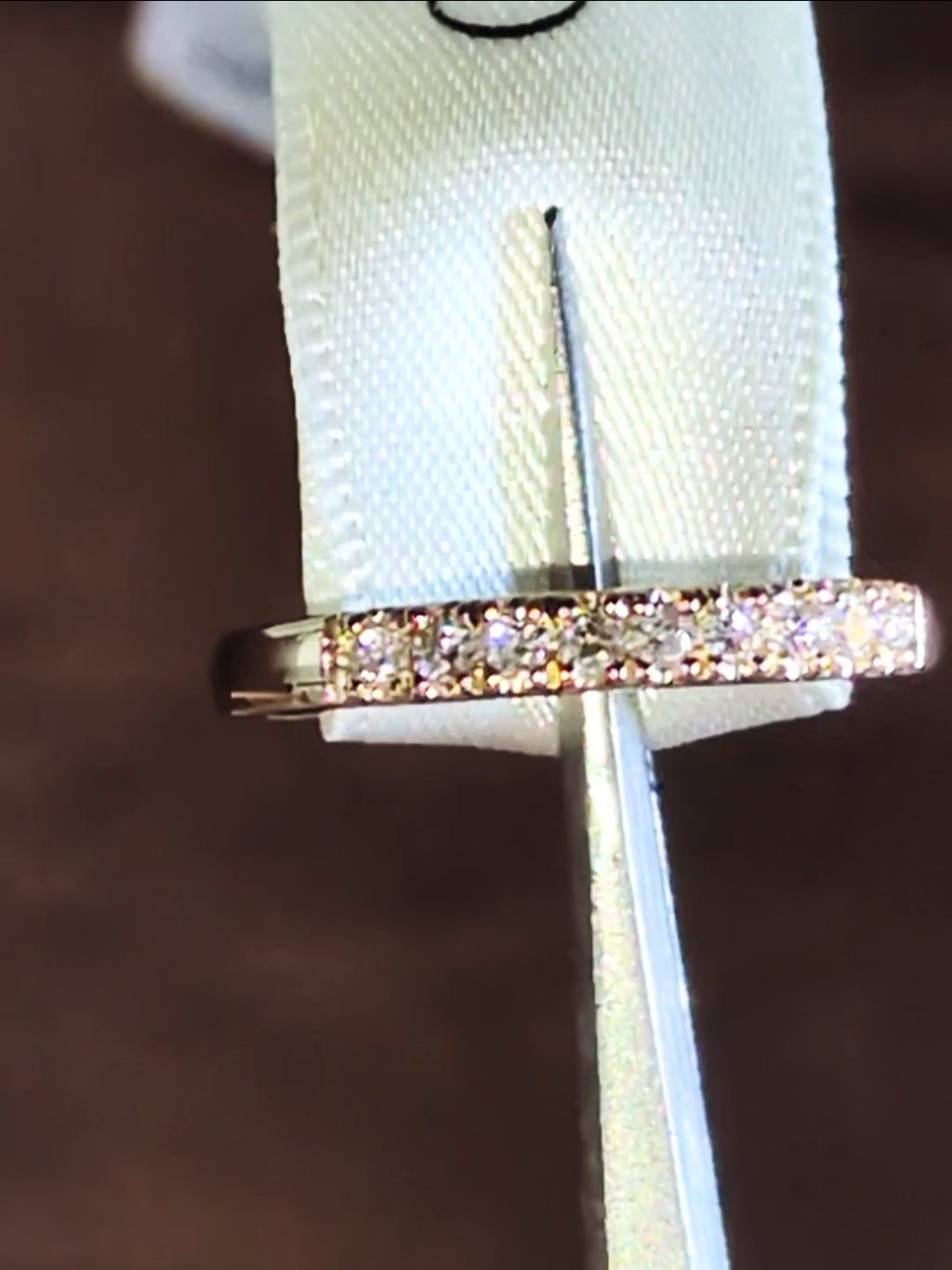 Modern Gold Diamond Band