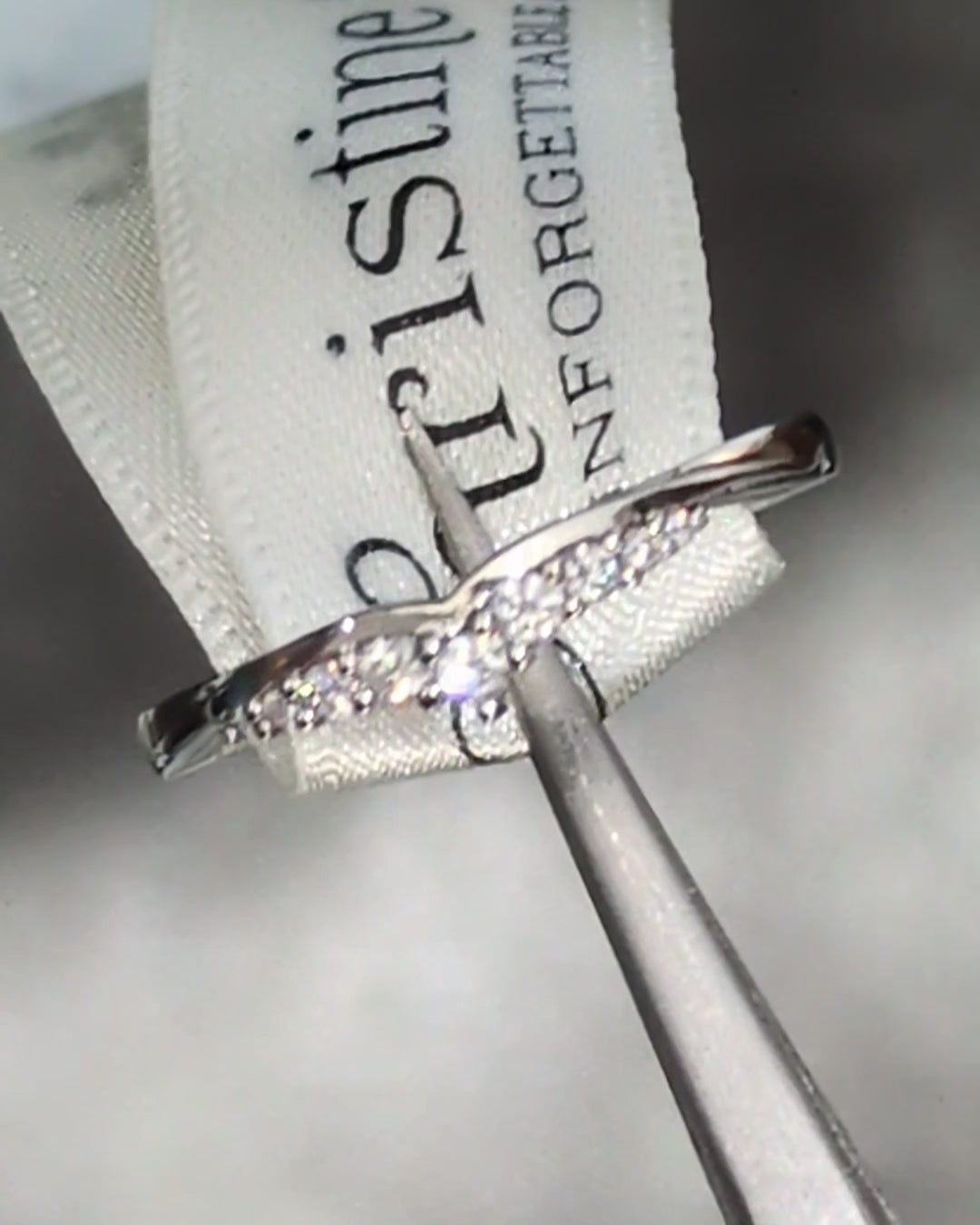 modern tiara style platinum wedding ring for women handmade in the UK - Christine Sadler Unforgettable Jewellery