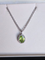 Jorge Revilla Zen August Birthstone Necklace – Peridot