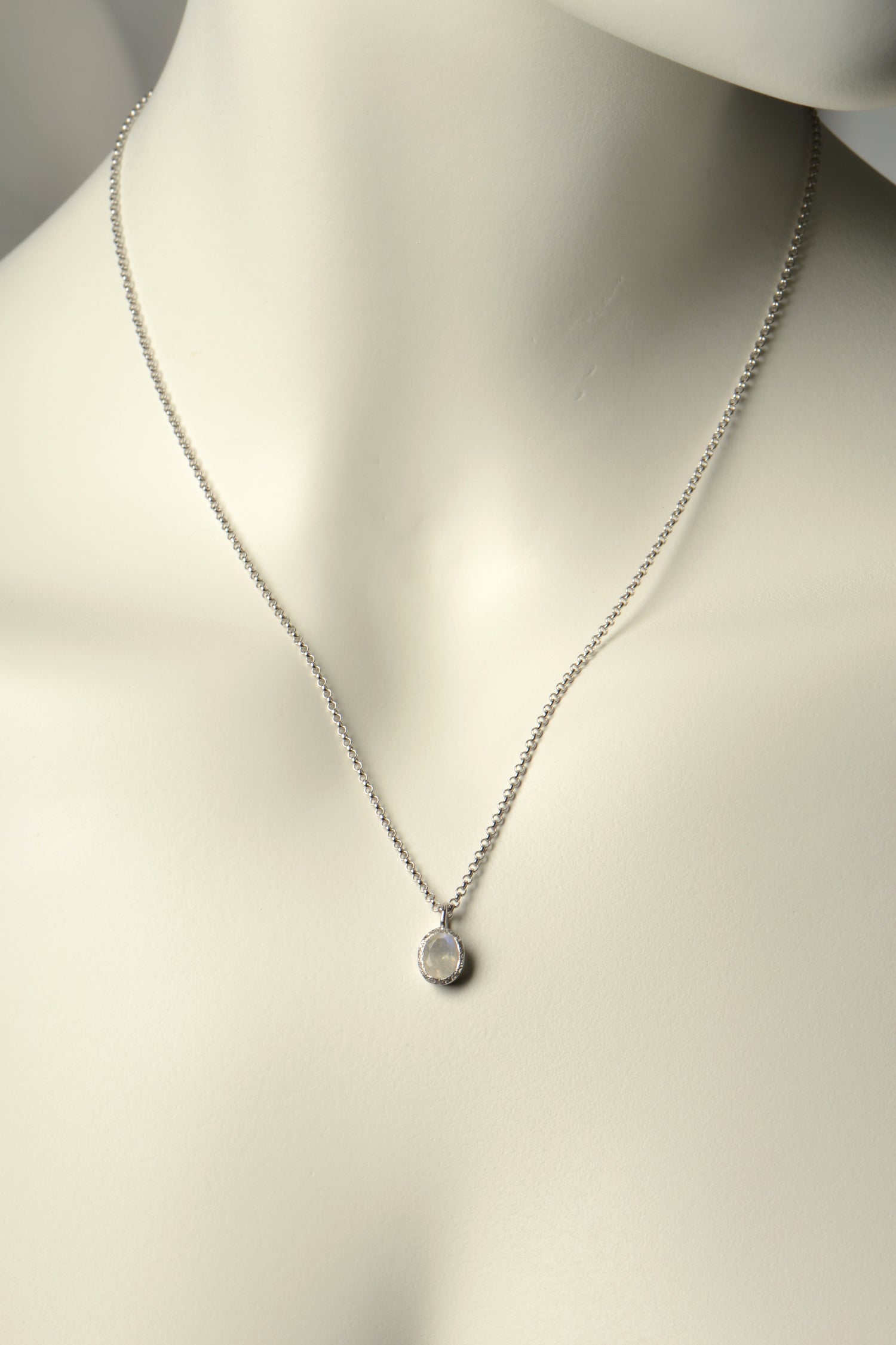 birthstone necklace for June by jewellery designer Jorge Revilla