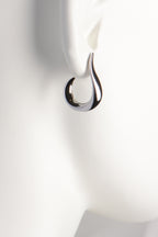 Sterling Silver Love Hook Earrings - Earrings The Best Of Vicenzaoro