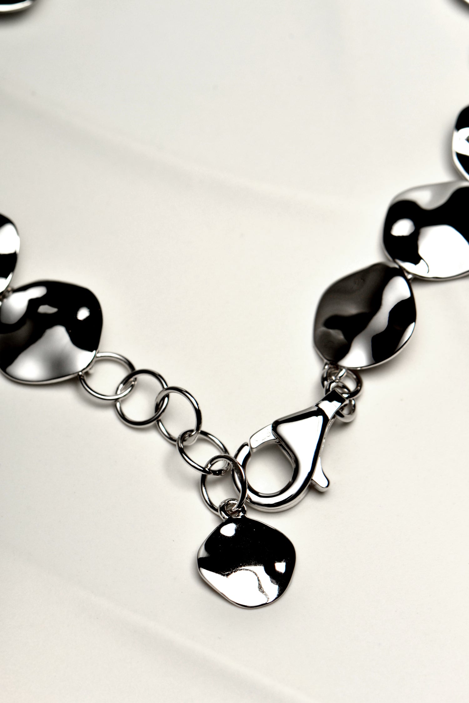 adjustable real silver designer bracelet
