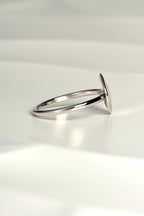 delicate silver modern designer ring - Jorge Revilla