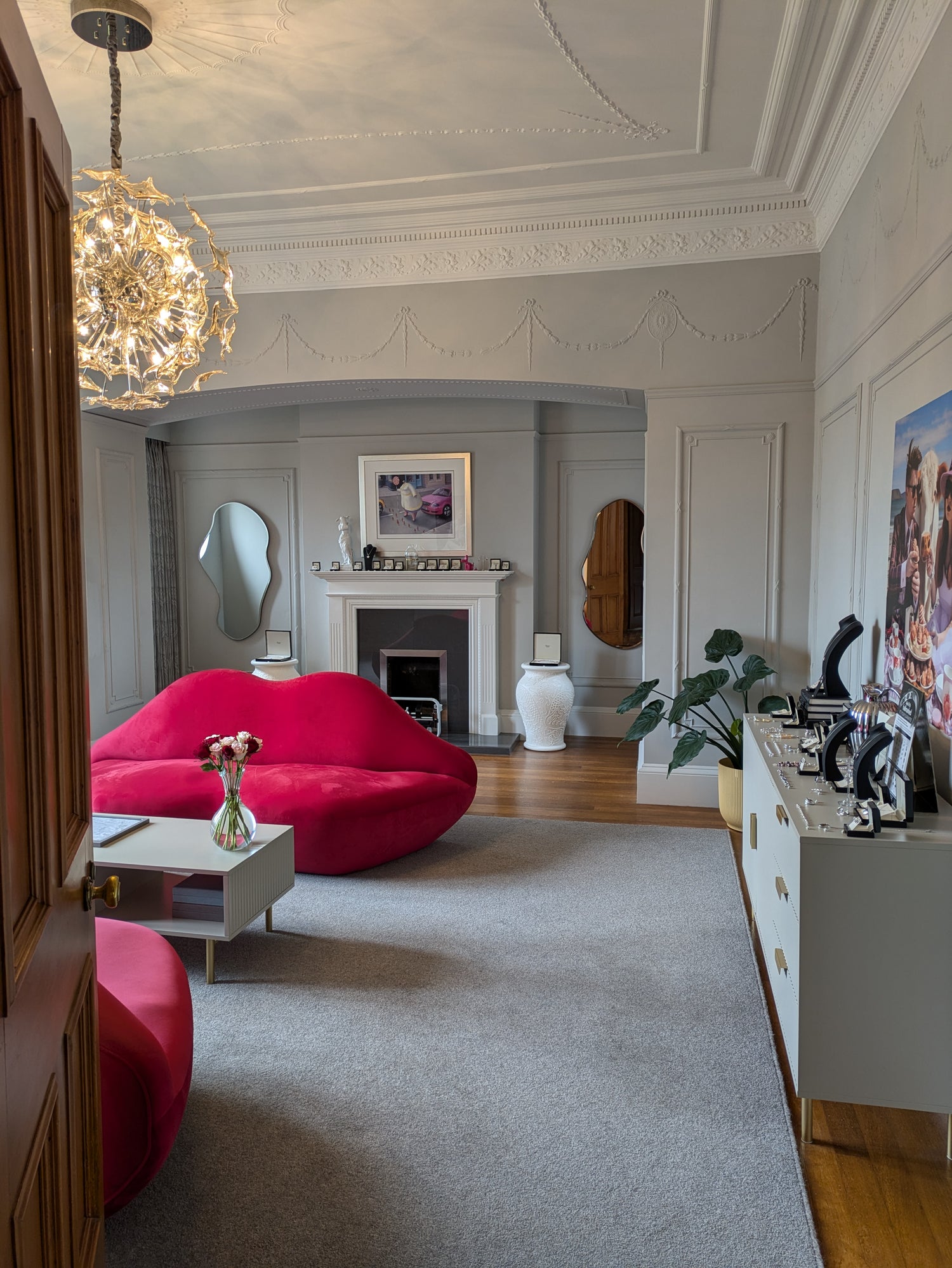 Contemporary jeweller designer Christine Sadler's studio is in Ayr, Scotland.