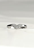 vintage style designer milgrain diamond set shaped wedding ring art deco style