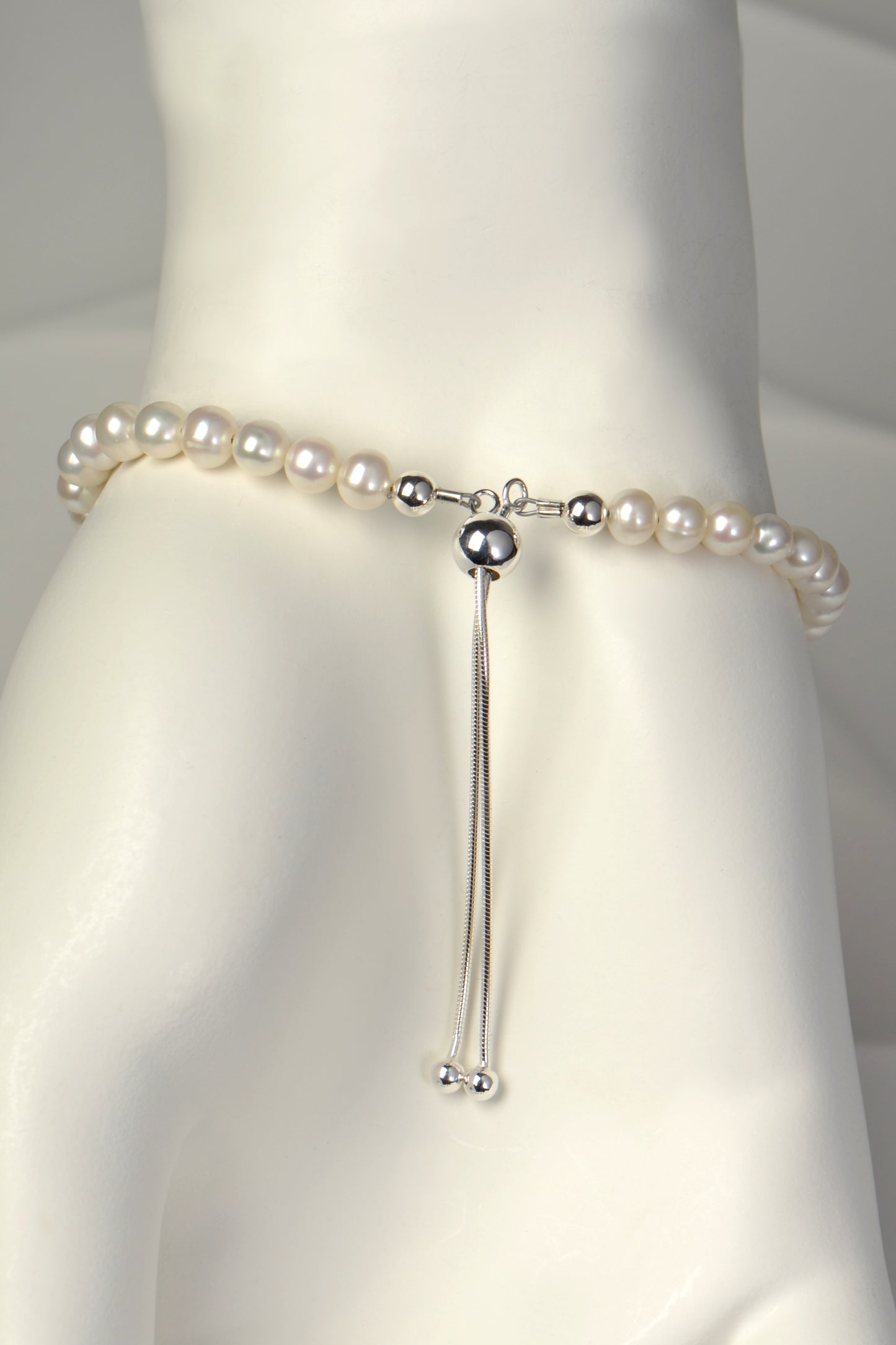 adjustable real pearl bracelet