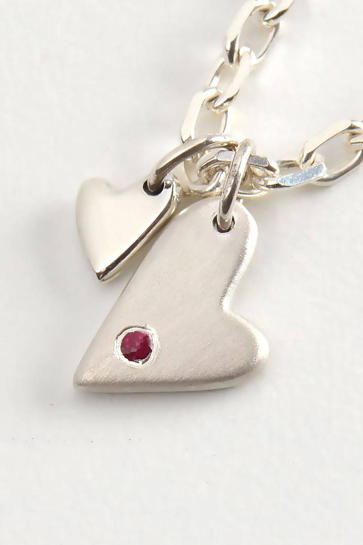 From the heart ruby pendant - Unforgettable Jewellery