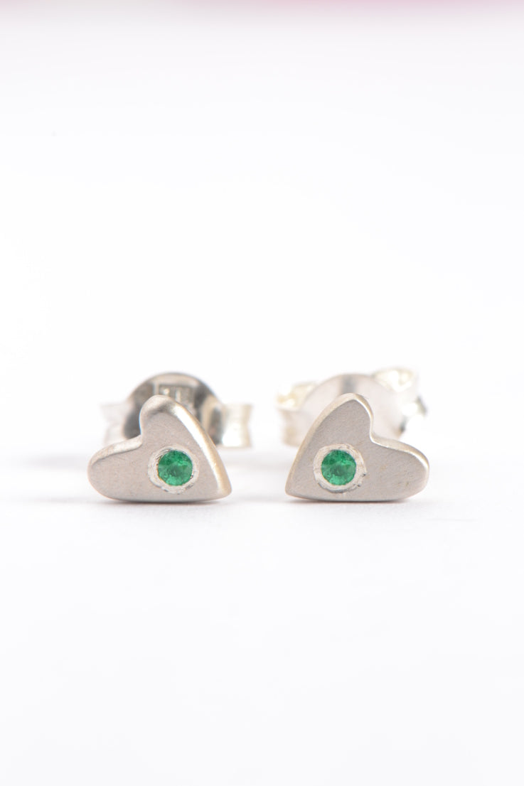 From the heart birthstone studs - Unforgettable Jewellery