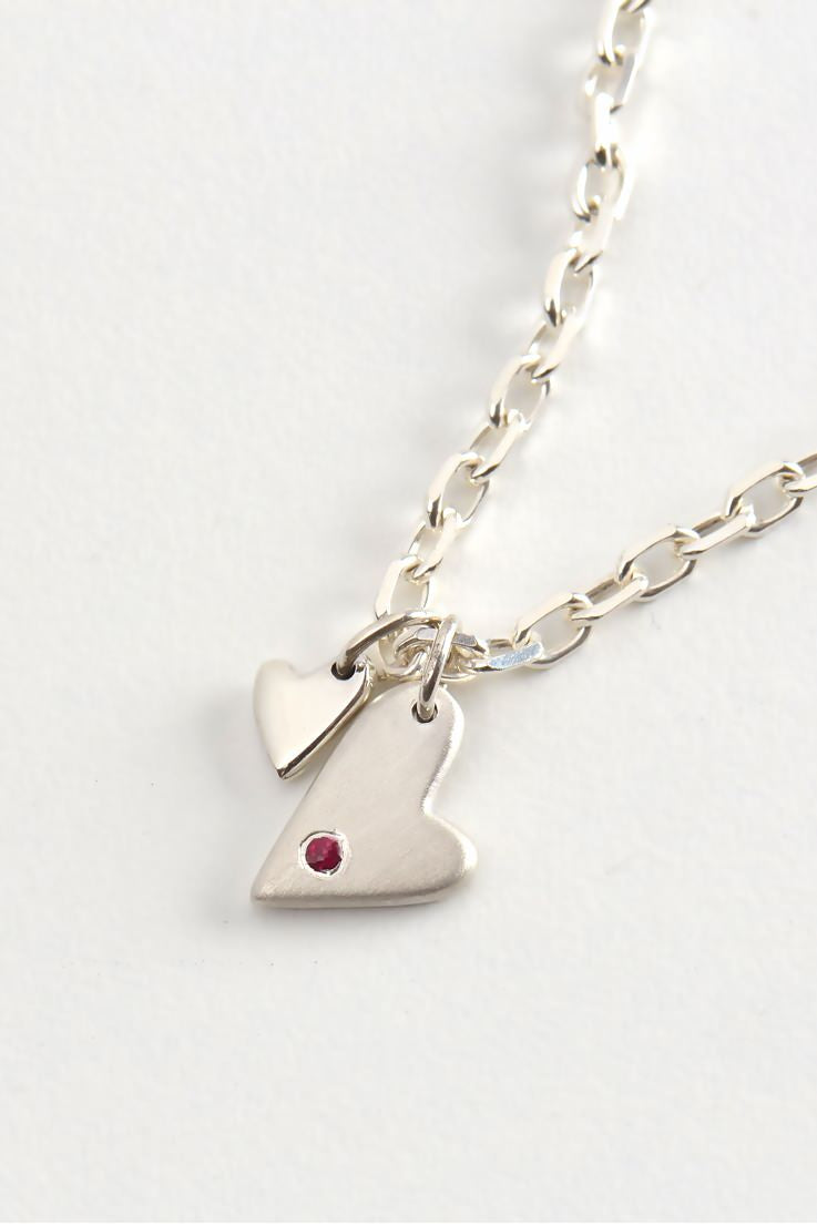From the heart ruby pendant - Unforgettable Jewellery