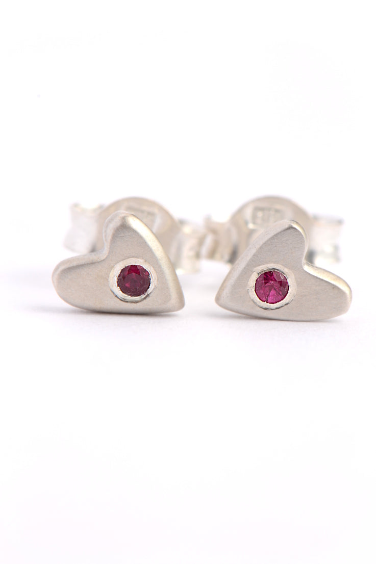 From the heart birthstone studs - Unforgettable Jewellery