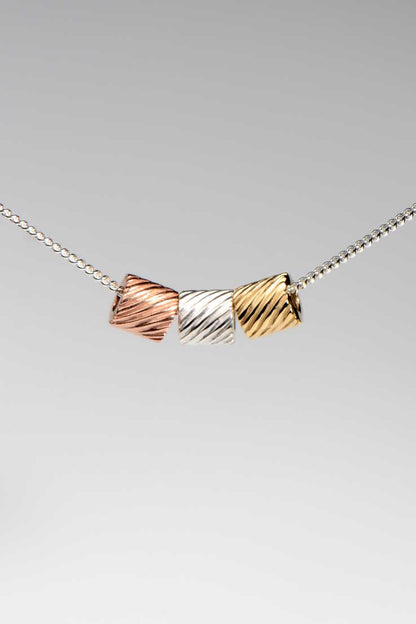 Bella Figura Ditali 3 colour necklace - Unforgettable Jewellery