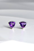 Sailing Stones amethyst earrings - amethyst jewellery Christine Sadler