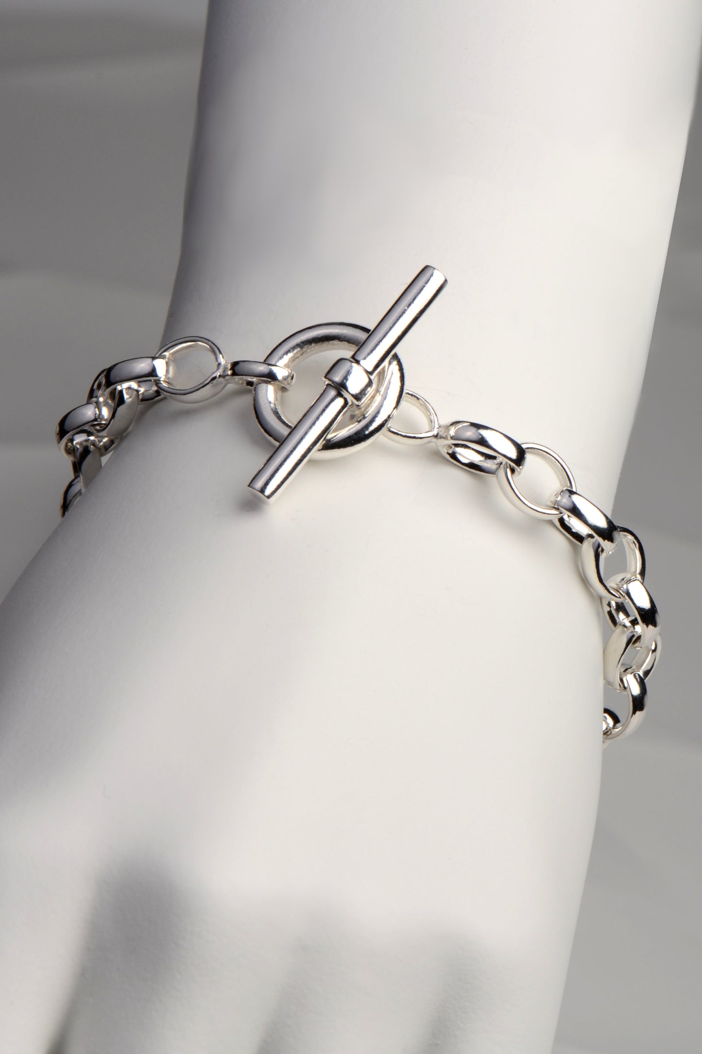 Affinity silver and gold bracelet