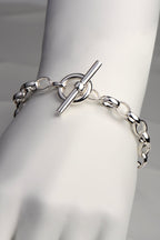 Affinity Silver & Rose Gold Bracelet - Bracelets Christine Sadler