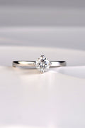 Platinum and lab diamond solitaire engagement ring - Engagement Ring Christine Sadler