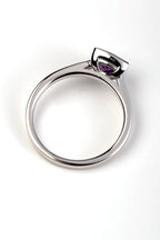 Sailing Stones modern amethyst and diamond ring - amethyst jewellery Christine Sadler