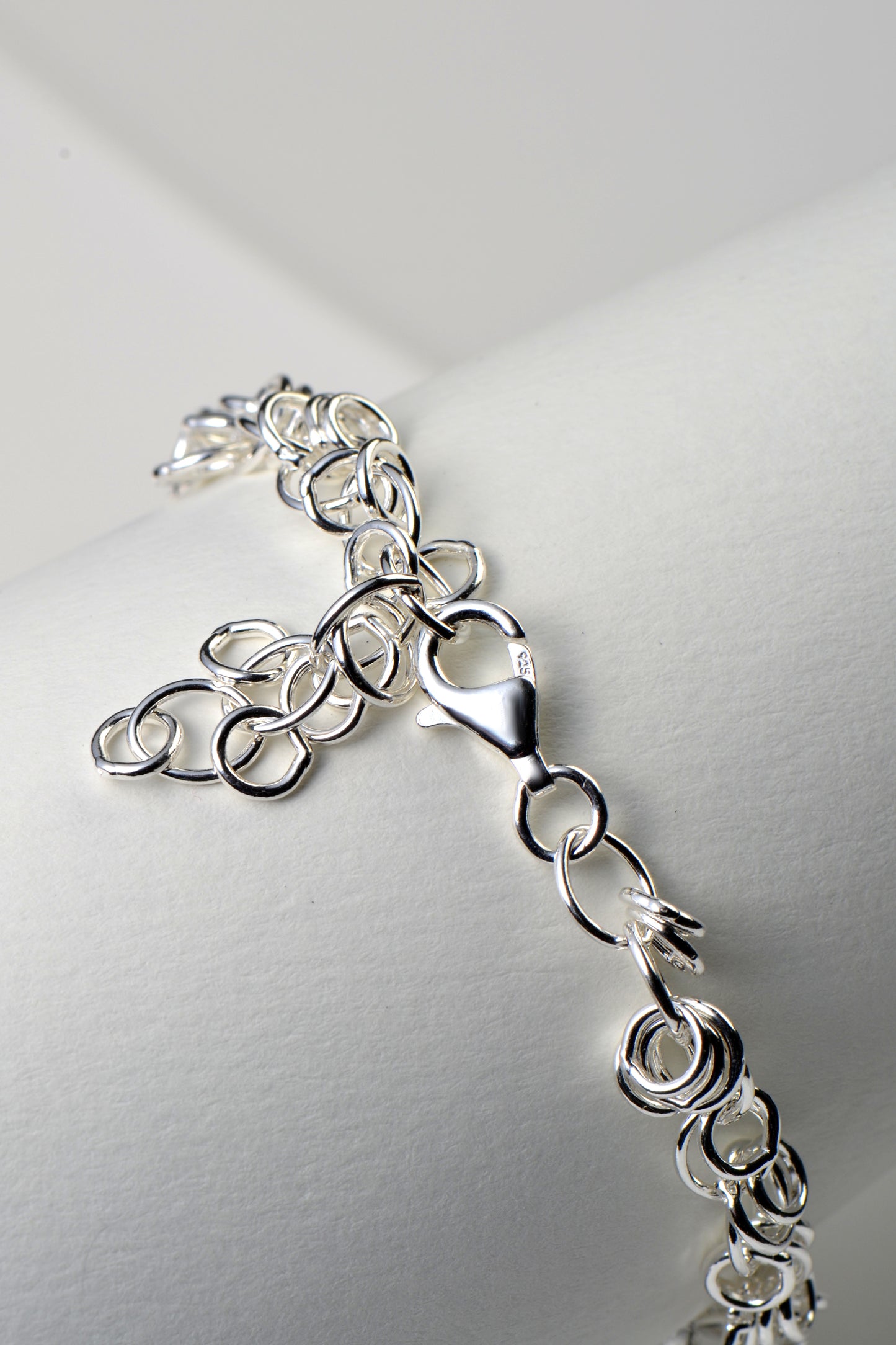 handmade silver candy bracelet