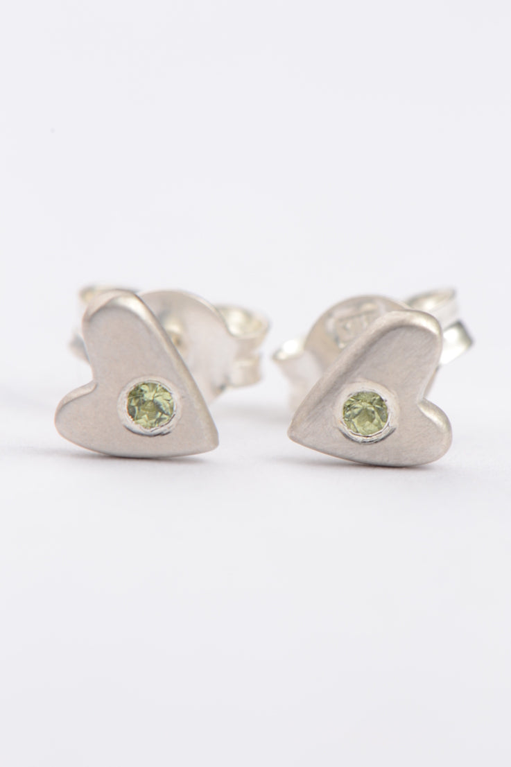 From the heart birthstone studs - Unforgettable Jewellery