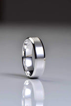 Platinum Brushed Men's Wedding Ring - Wedding RingBest Of British